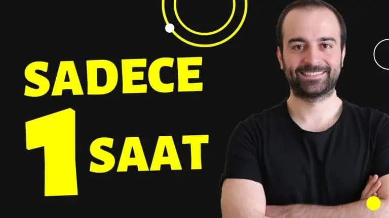 Günde 1 Saat Çalışamaz mısın