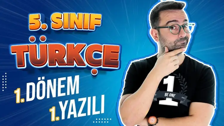 5. Sınıf Türkçe 1. Dönem 1. Yazılıya Hazırlık!