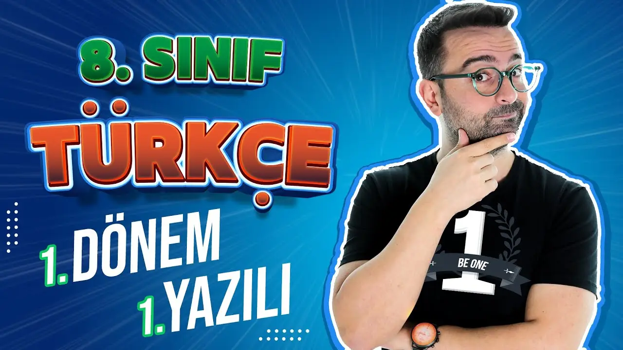 Türkçe 1. Dönem 1. Yazılı Örnek Senaryo Çözüyoruz