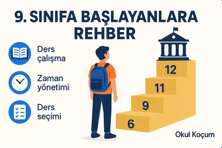 ana sayfa 4 9. sınıfa başlayanlara rehber görseli — lise 4 yıllık yol haritası, çalışma alışkanlığı ve alan seçimi hazırlığı